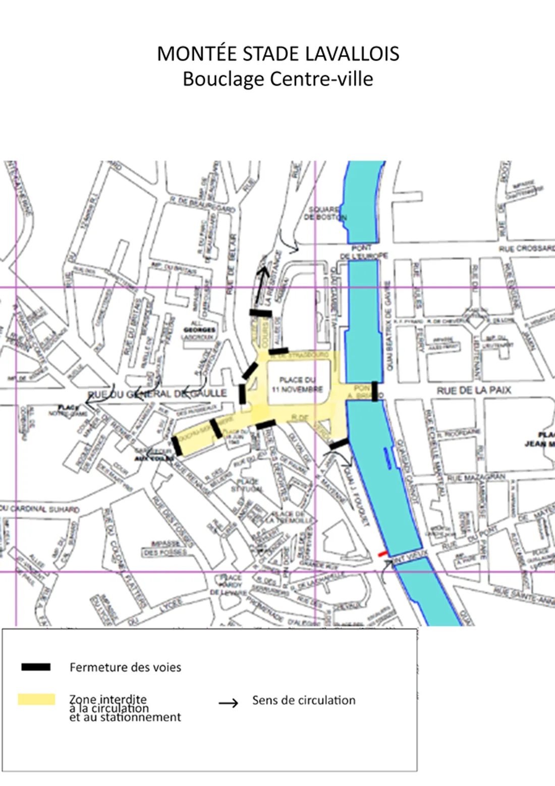Le centre ville de Laval sera interdit à la circulation à partir de 21h30 ce vendredi 6 mai.