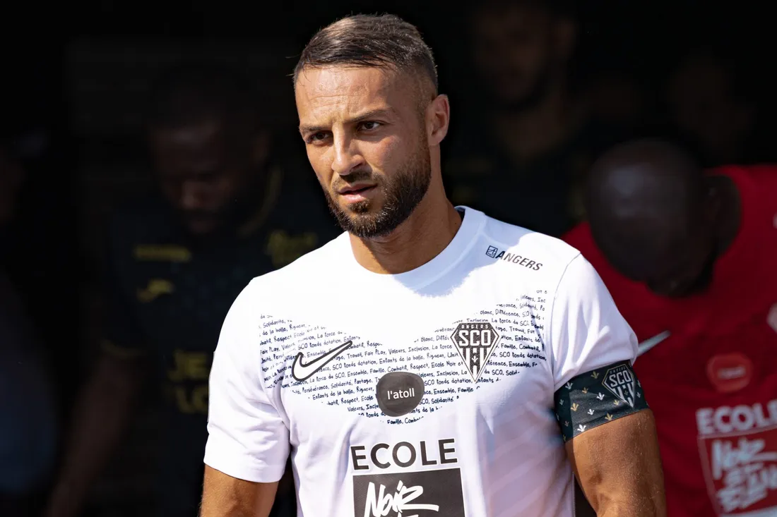 Haris Belkebla, le capitaine d'Angers Sco espère tenir tête à Lille.
