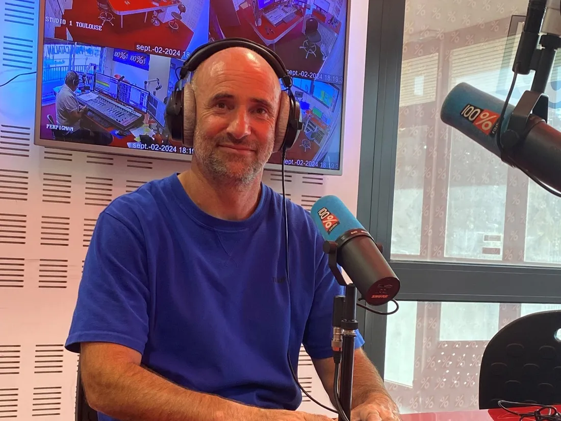 Xavier Sadourny au micro de l'émission 100% CO