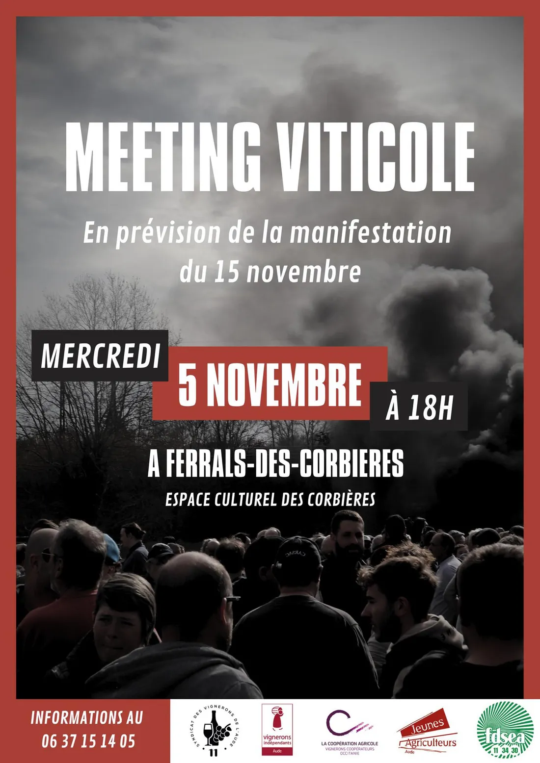 Viticulteurs mobilisés : deux rendez-vous pour défendre la filière