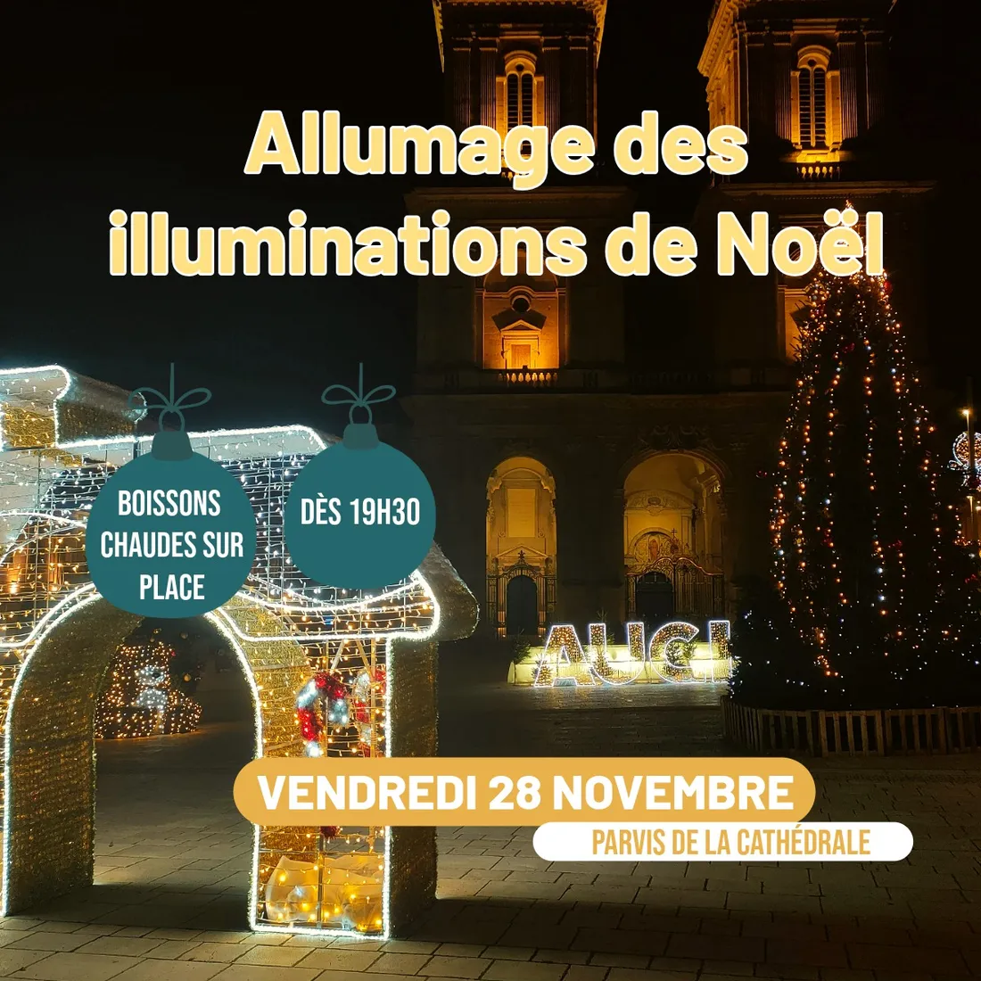 Auch s’illumine pour les fêtes !