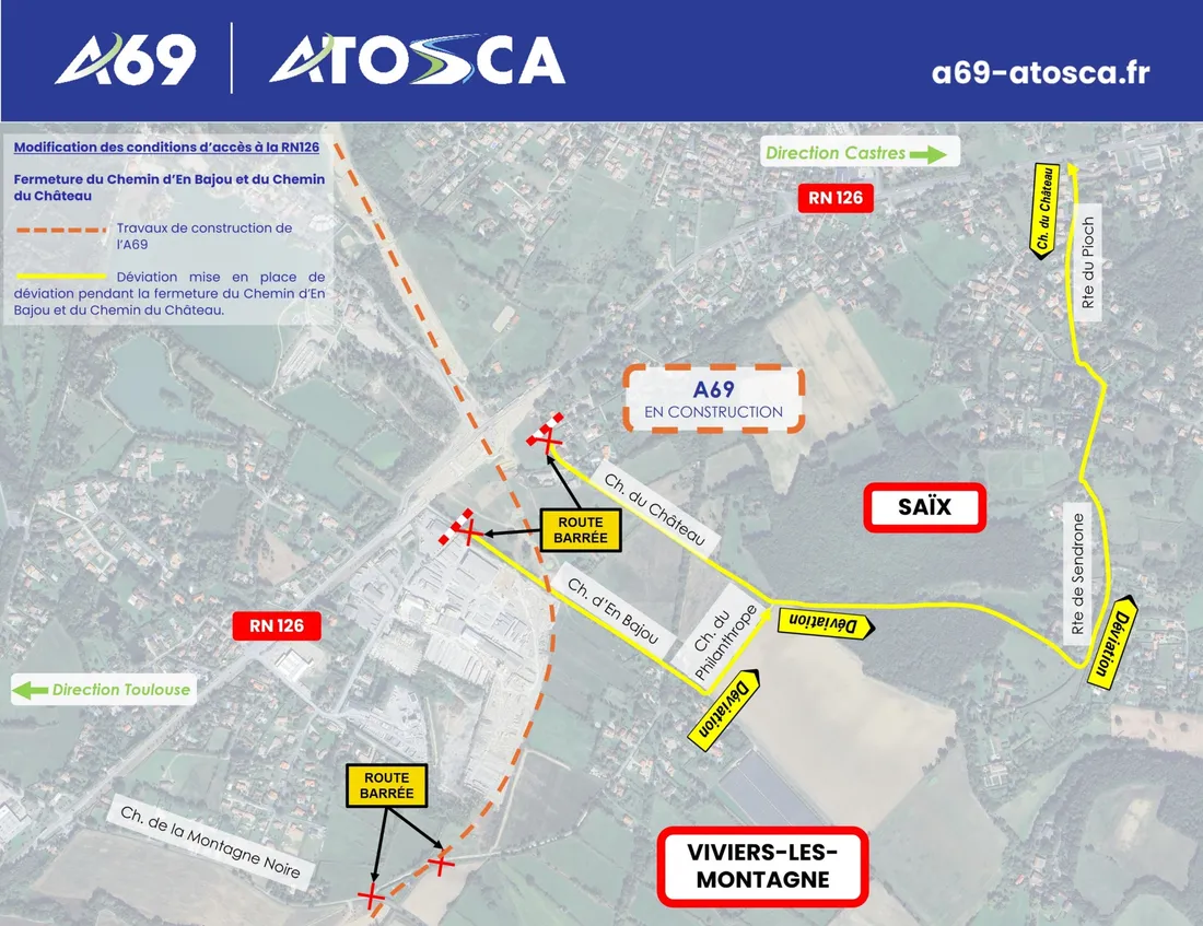 A69 circulation SAÏX 25 03 26