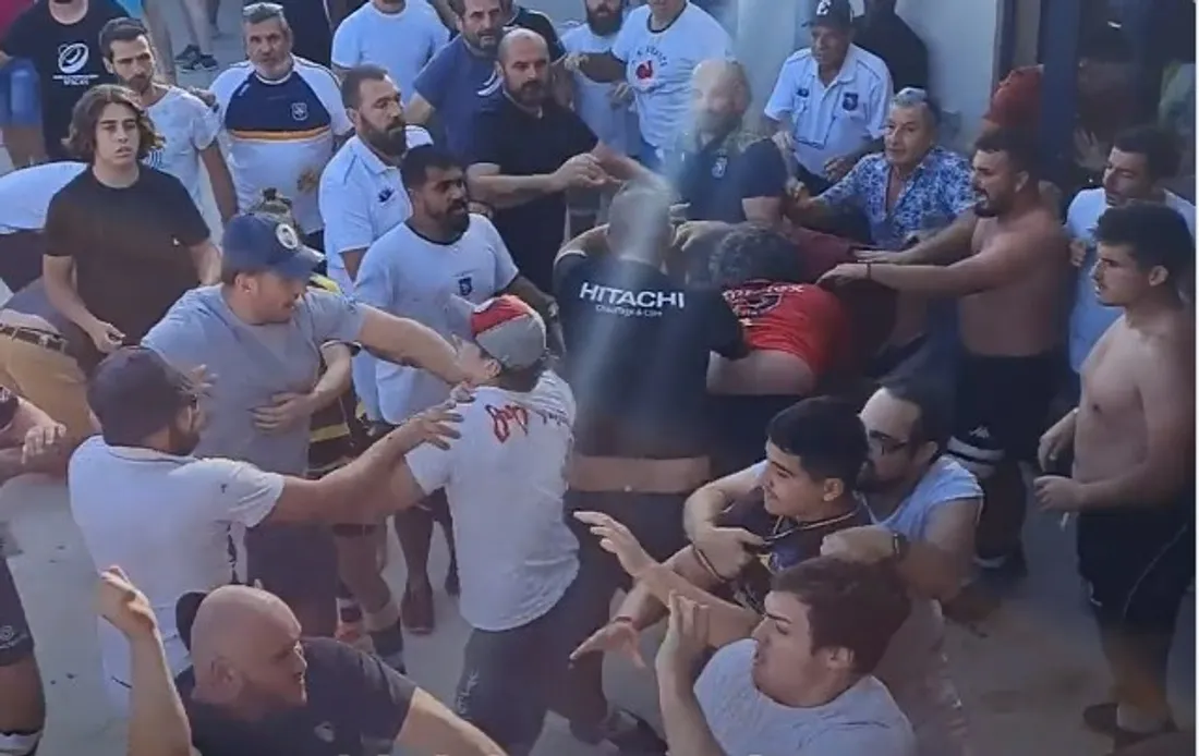 Bagarre du 1er octobre entre les deux équipes de rugby audoise et catalane