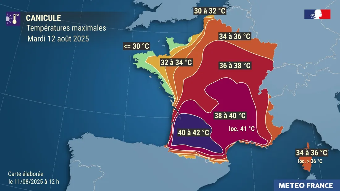 Canicule 12 Août 2025