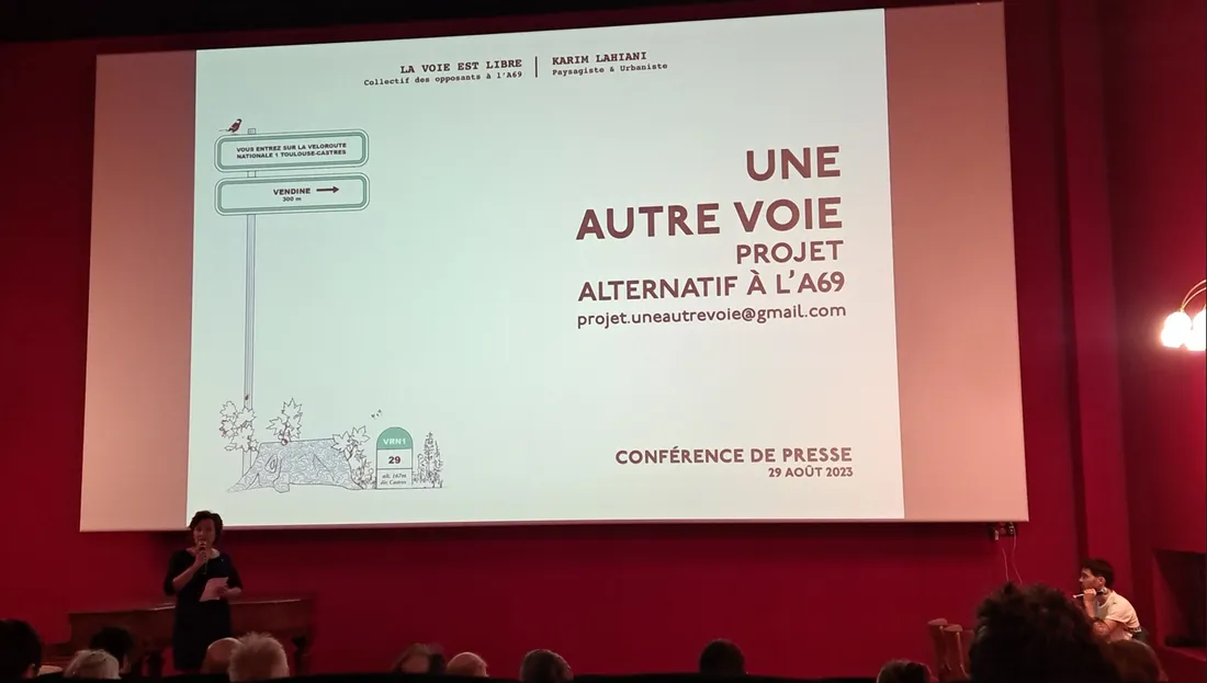 Le cinéma Utopia accueillait le collectif La Voie Est Libre pour présenter le projet Une Autre voie