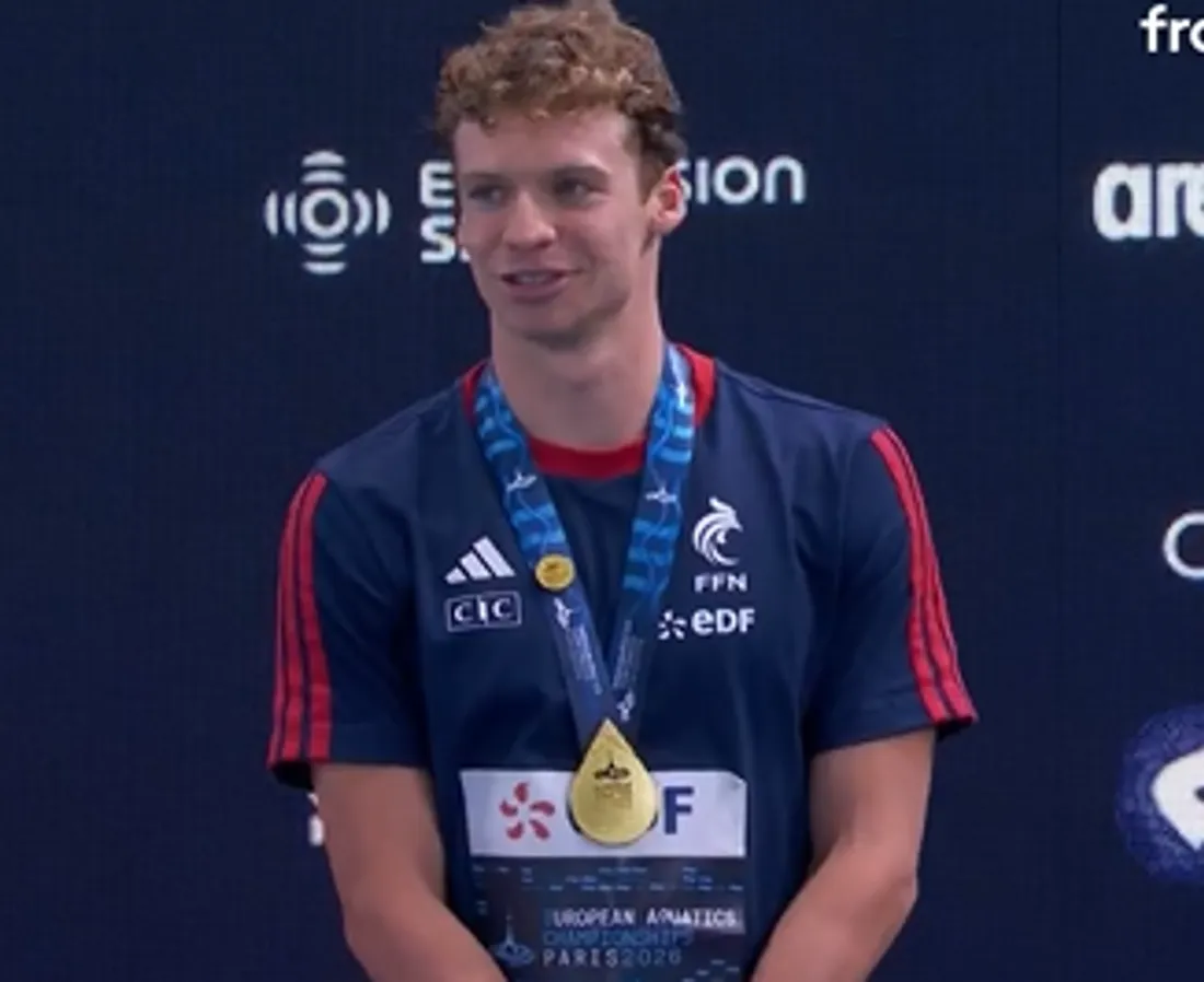 Léon Marchand a réalisé un sacré exploit en devenant champion d'Europe du 400 m nage libre