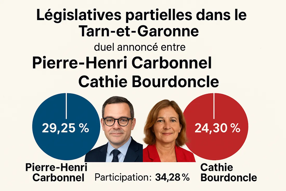 Premier tour des législatives partielles dans le Tarn-et-Garonne 