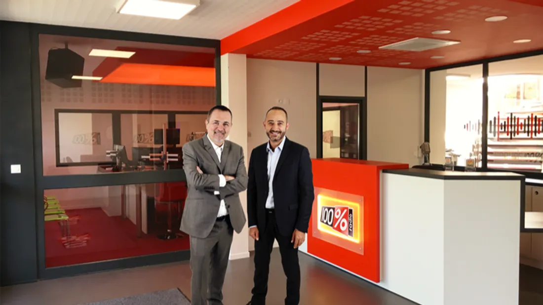 Olivier Fabre et Jacques Iribarren , co-fondateurs de 100% Radio