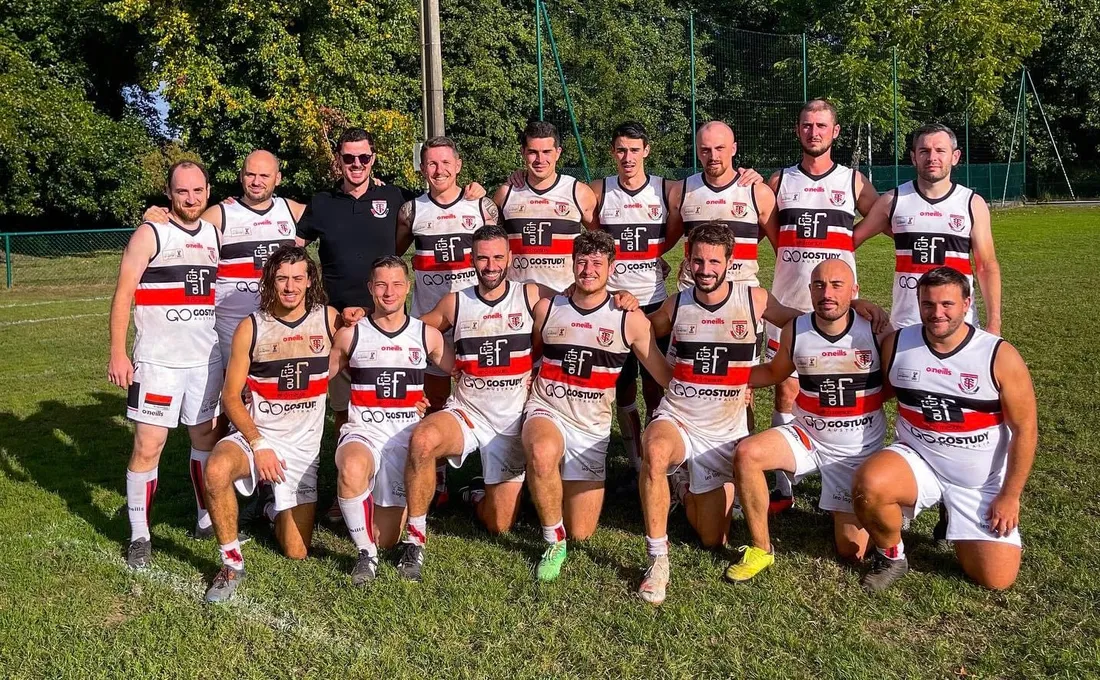 L'équipe du Stade Toulousain football australien