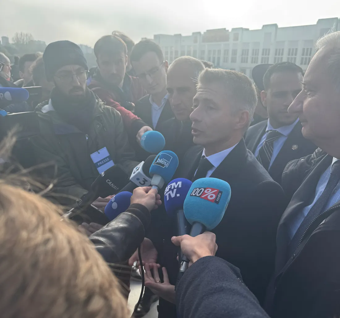 Le ministre des Sports Gil Avérous en visite à Toulouse ce matin