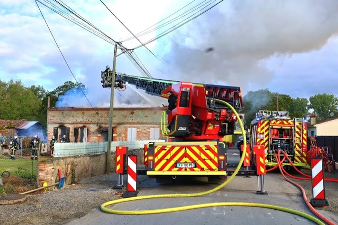 Feu de maison Longages
