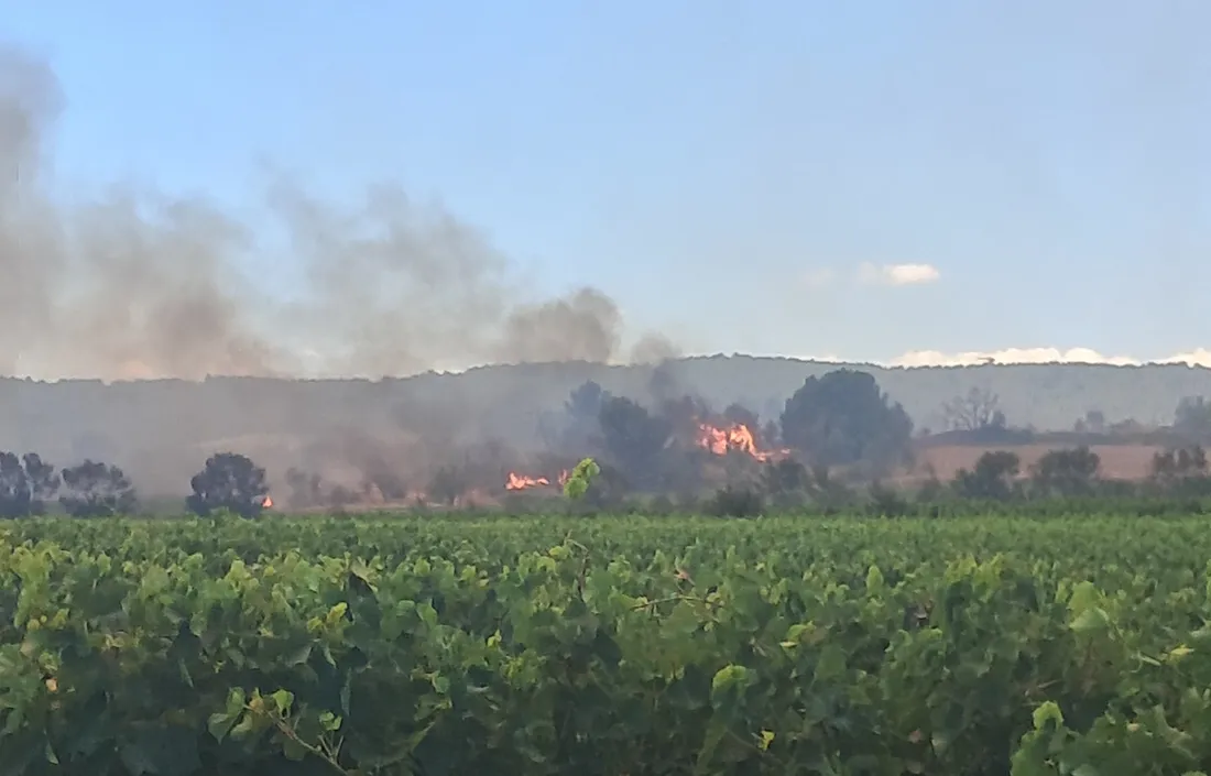 Incendie Pouzols Minervois