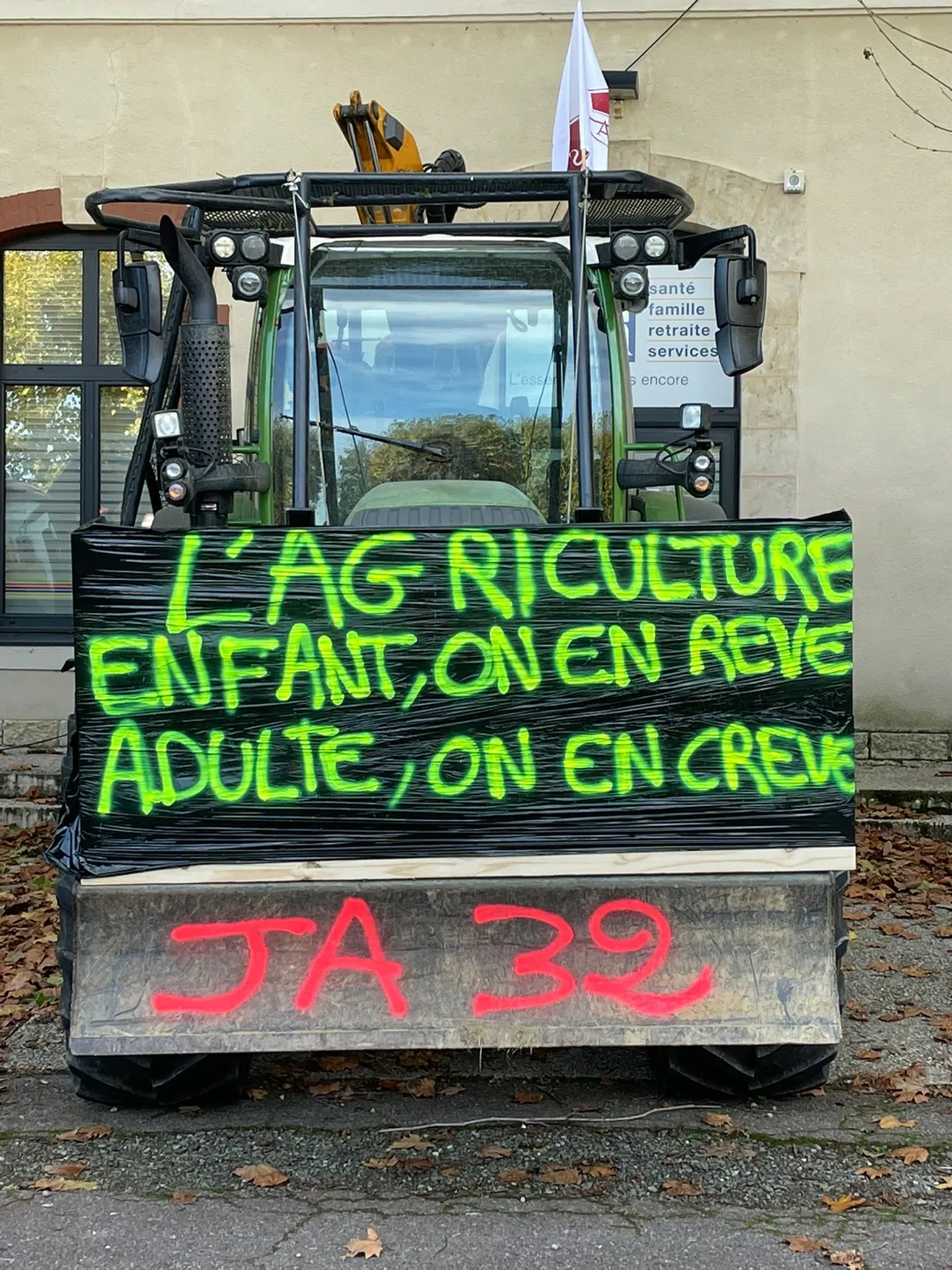 Une centaine d'agriculteurs réunis à Auch ce mardi pour crier leur détresse et leur colère