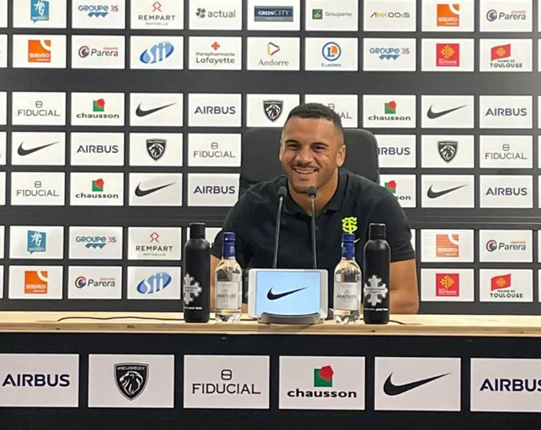 Matthis Lebel, ailier du Stade Toulousain