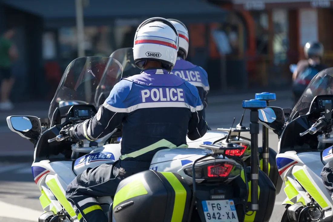 Motard de la police