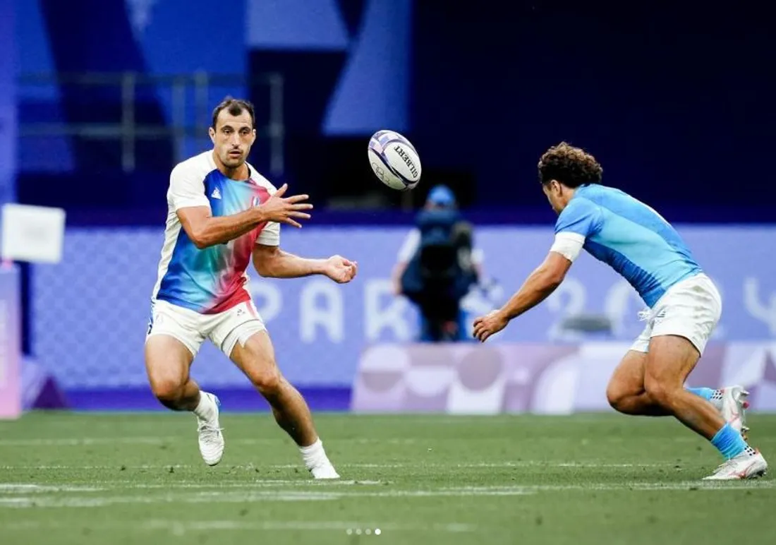 Paulin Riva, champion olympique de rugby à 7.