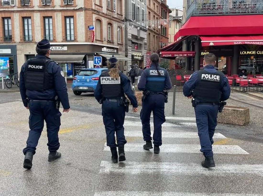 À Montauban, la police nationale et la police municipale font des patrouilles communes.