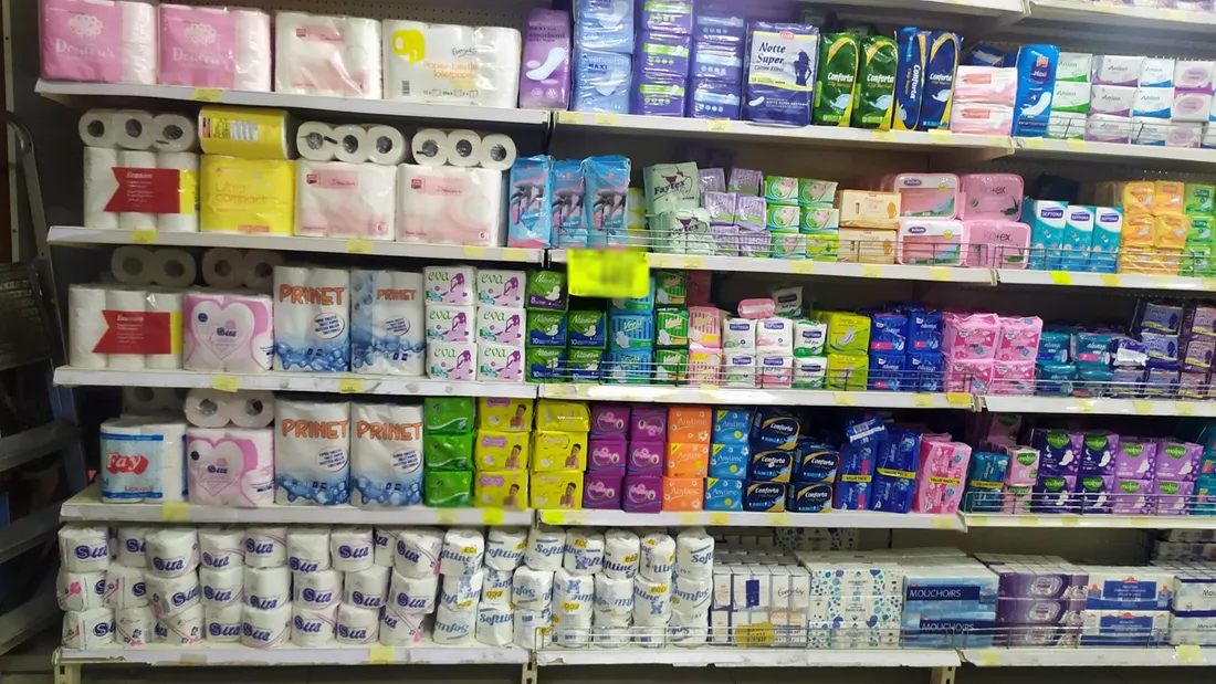 L'an passé, près de 2,7 tonnes de protections menstruelles ont été récoltées