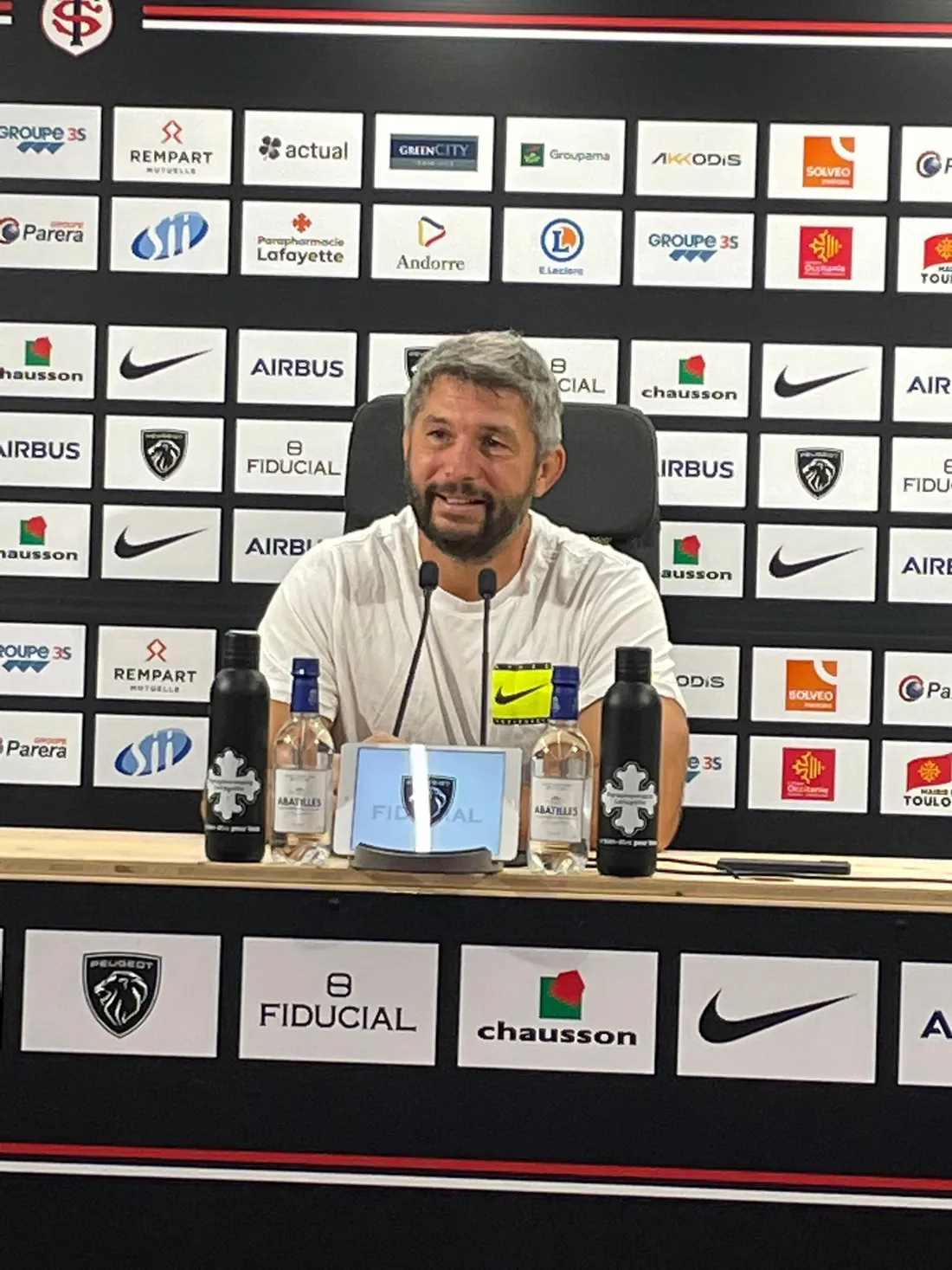 Jean Bouilhou, entraîneur des avants du Stade Toulousain