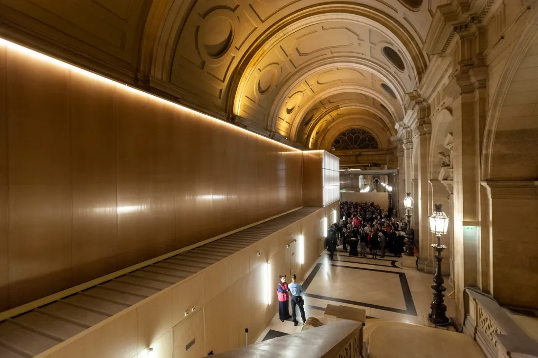  La salle des grands procès du palais de justice de Paris