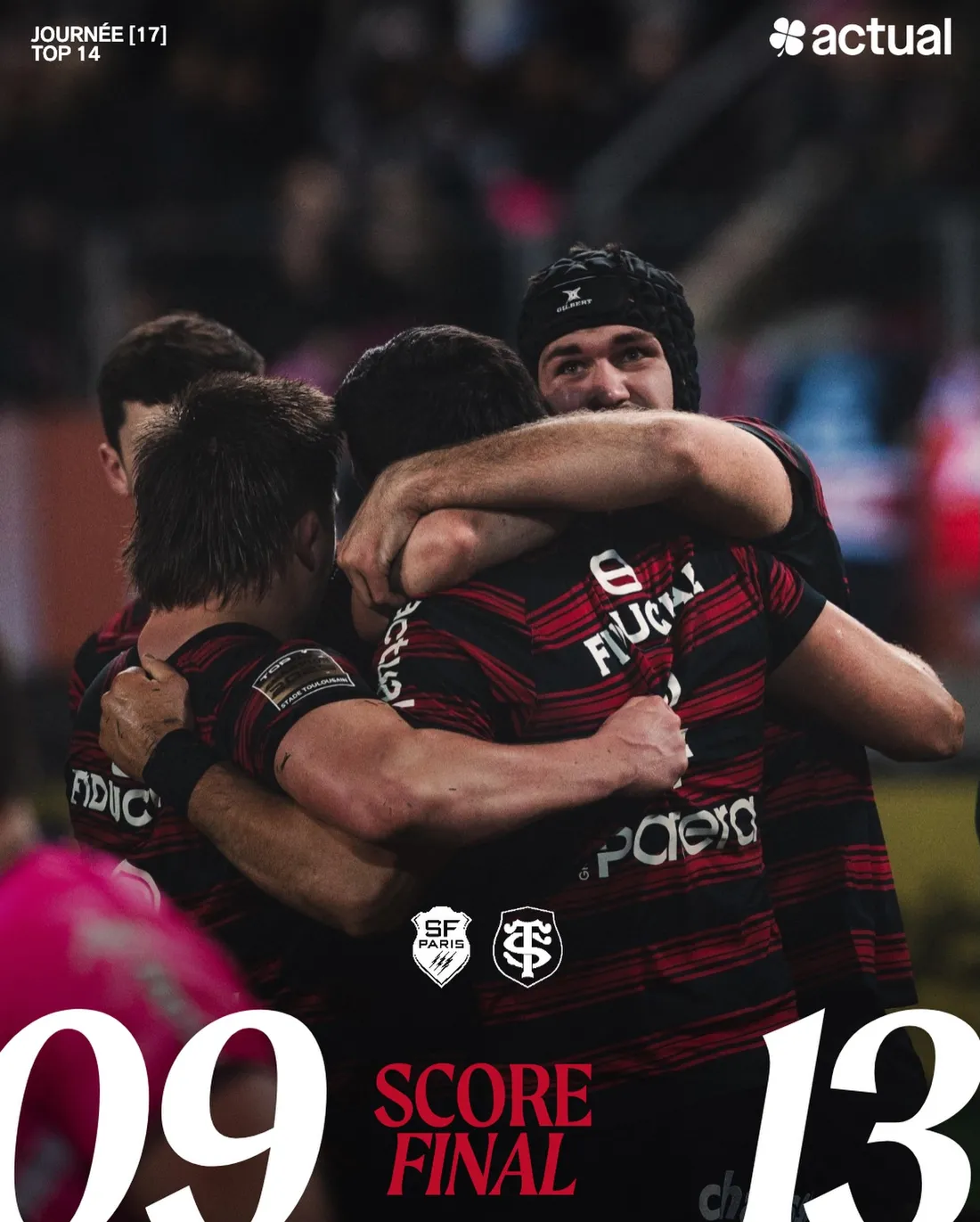 Stade Toulousain victoire Stade Français