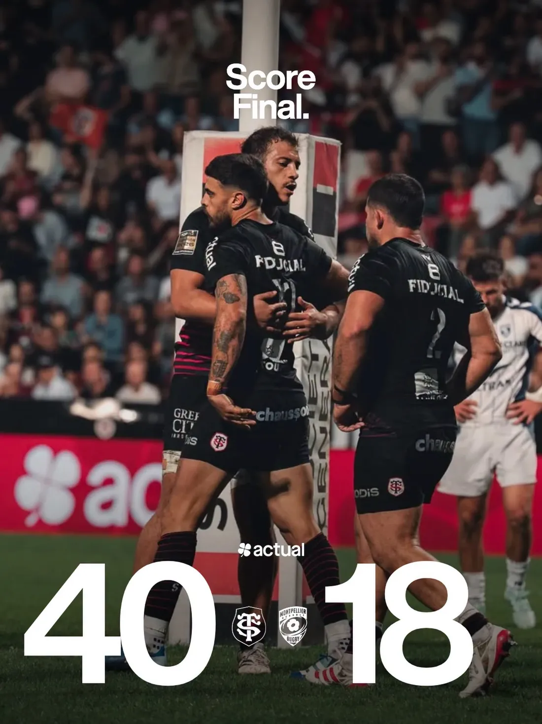Stade Toulousain contre Montpellier
