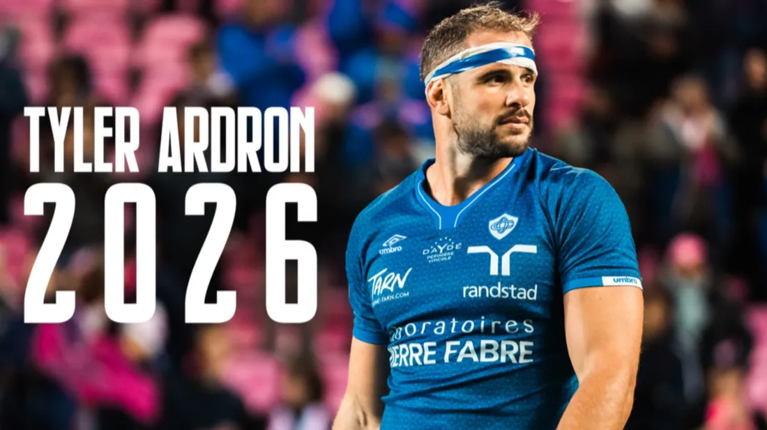 Tyler Ardron prolonge avec le Castres Olympique jusqu'en 2026