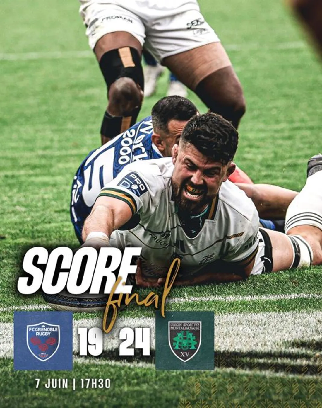 Montauban remporte le titre de Pro D2 et monte en Top 14.