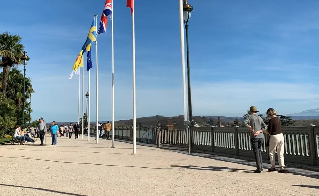 Boulevard des Pyrénées à Pau