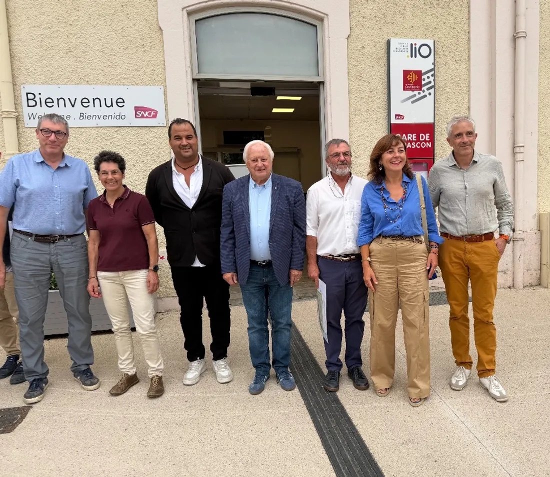 À Tarascon-sur-Ariège, Carole Delga a visité le Pôle d’échanges multimodal aménagé autour de la gare