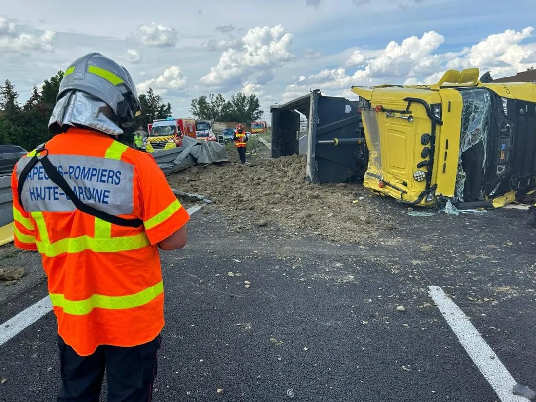 Accident sur l'A64 à hauteur de Muret