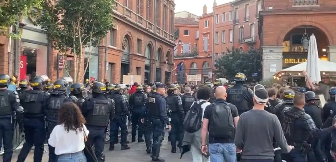La manifestation au Capitole avait été interdite. 