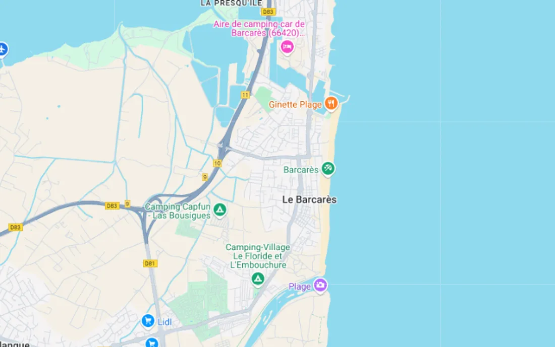 Incendie au Barcarès