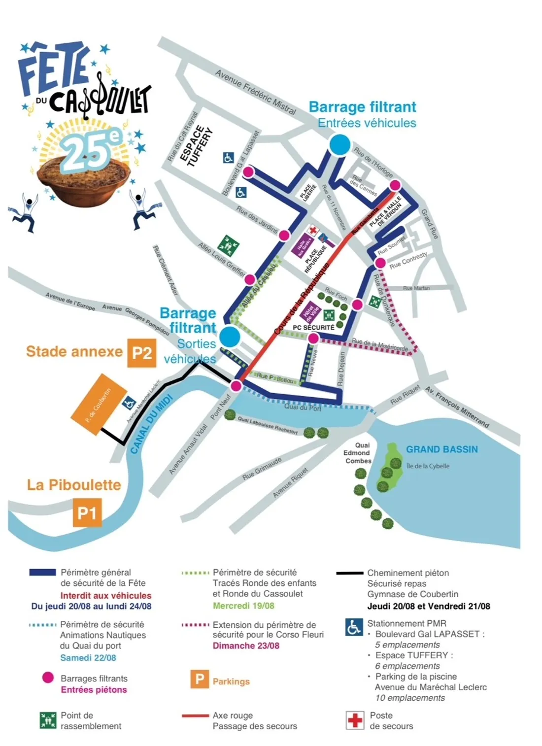 Toutes les infos pratiques de la fête du Cassoulet 
