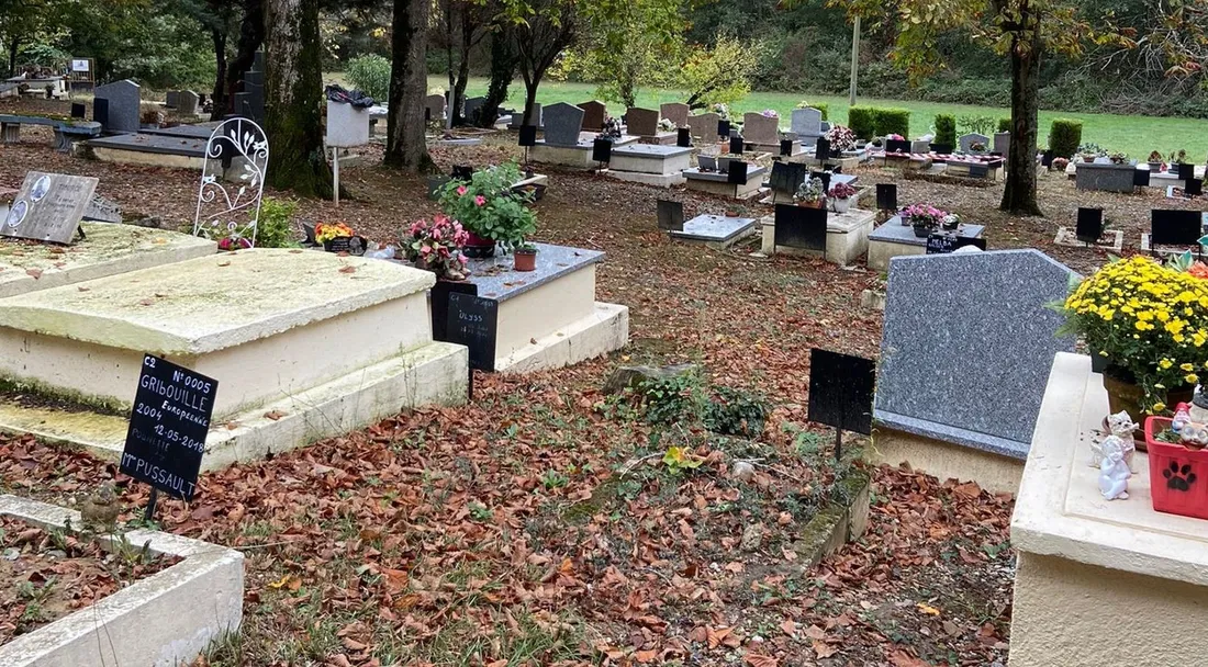 Le cimétière animalier de Beaumont-sur-Lèze. 