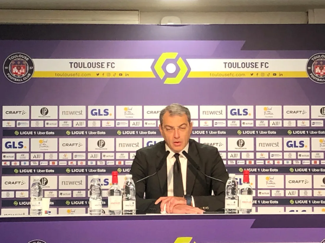 Le président du Toulouse FC Damien Comolli.