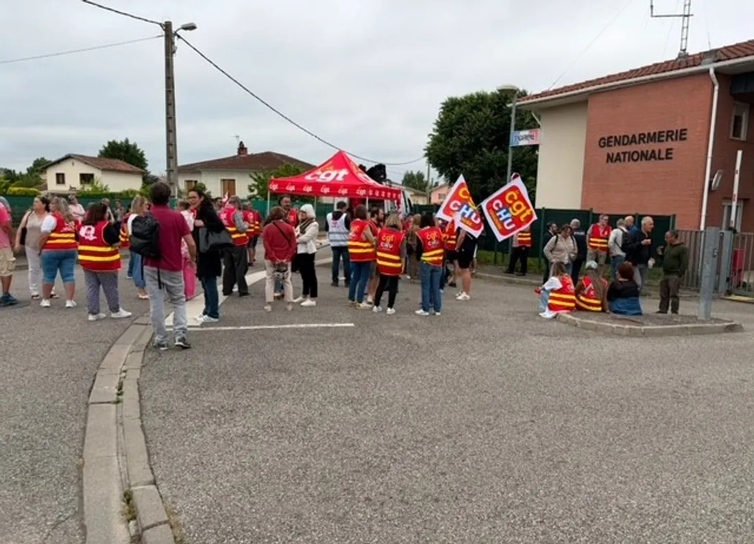 quatre élus CGT du CHIVA convoqués a la gendarmerie a Pamiers