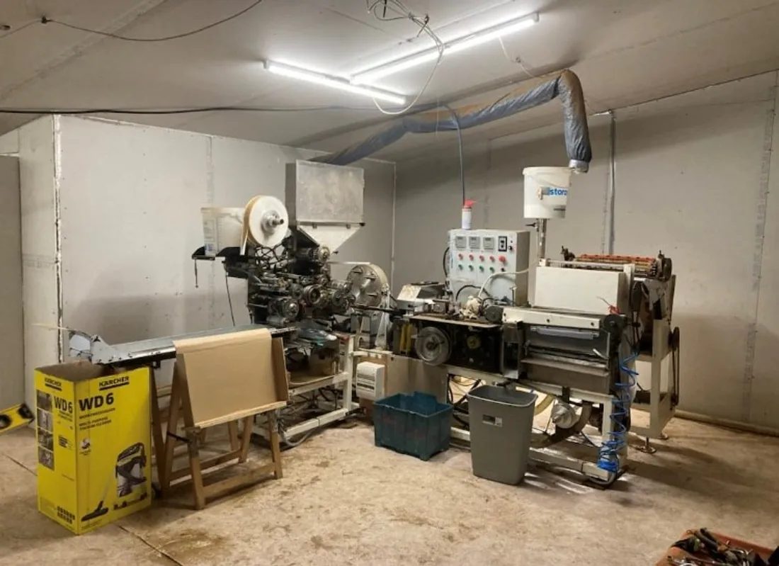 Une des machines des contrebandiers 