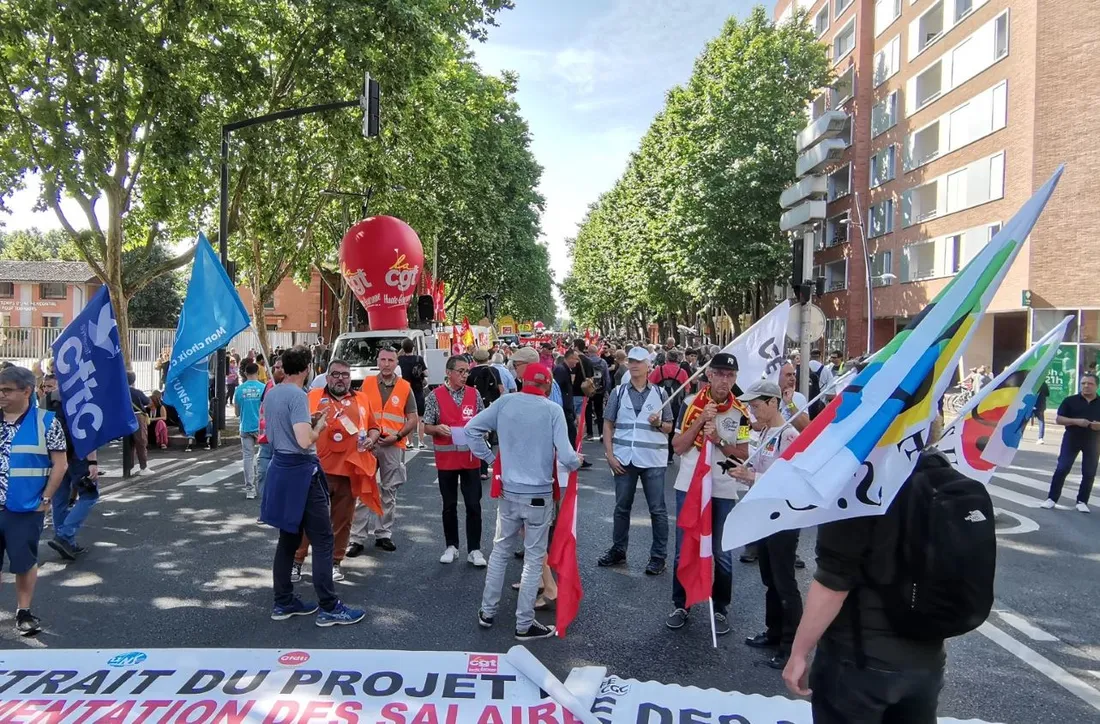Départ de la manifestation toulousaine ce mardi