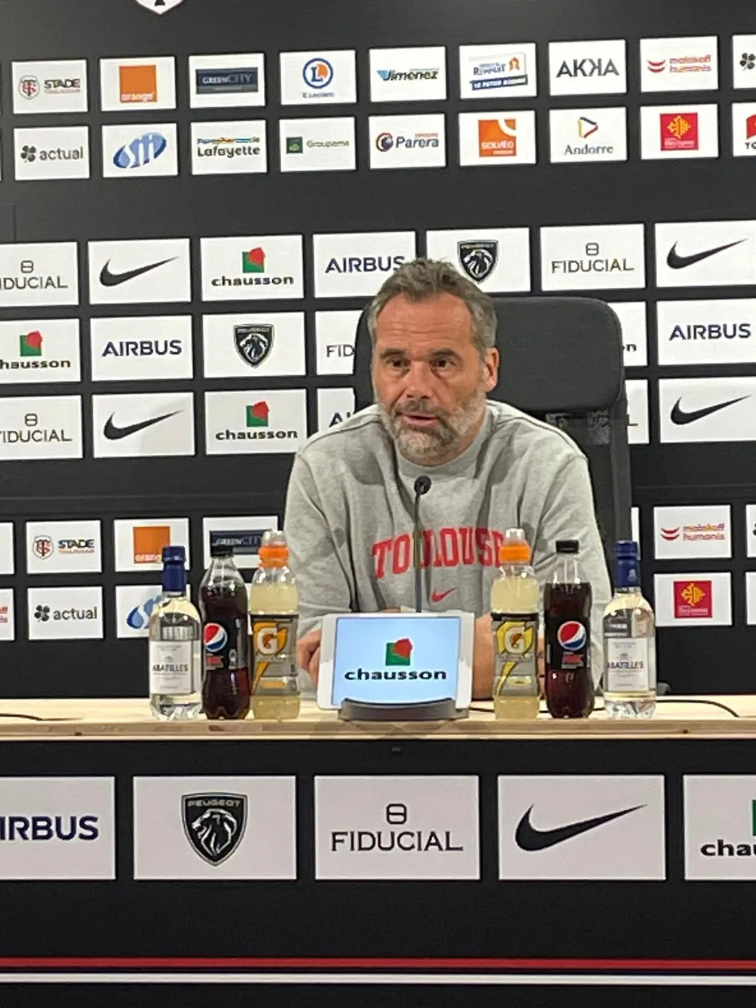 Ugo Mola, manager du Stade Toulousain