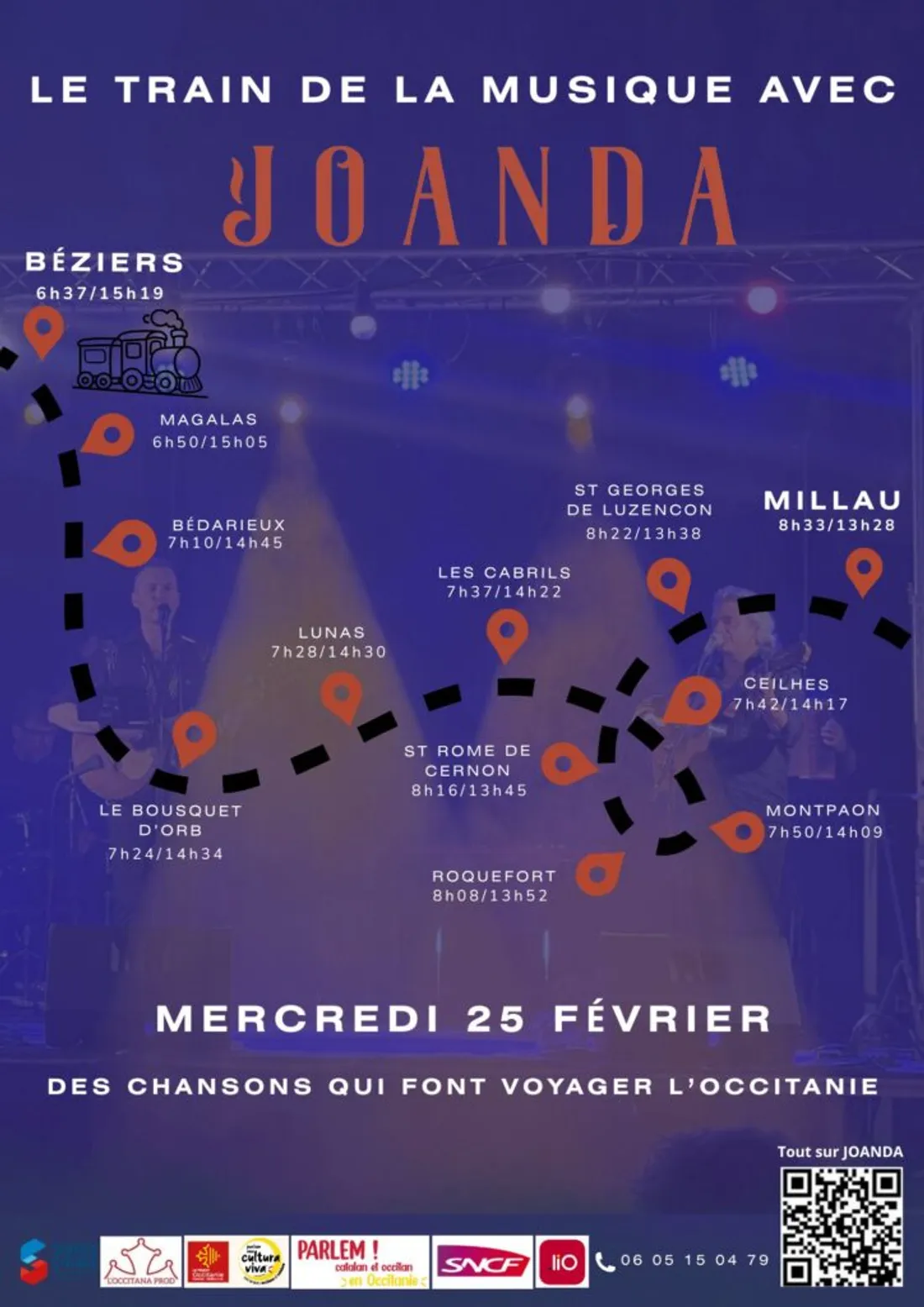 Joanda transforme le train en scène musicale pour célébrer l’Occitanie