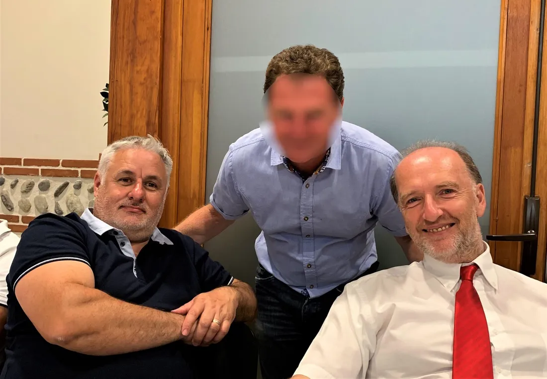 Thierry Fourcassier (droite) au côté de Thierry Brugère, son ex-adjoint à l'origine de sa chute. 