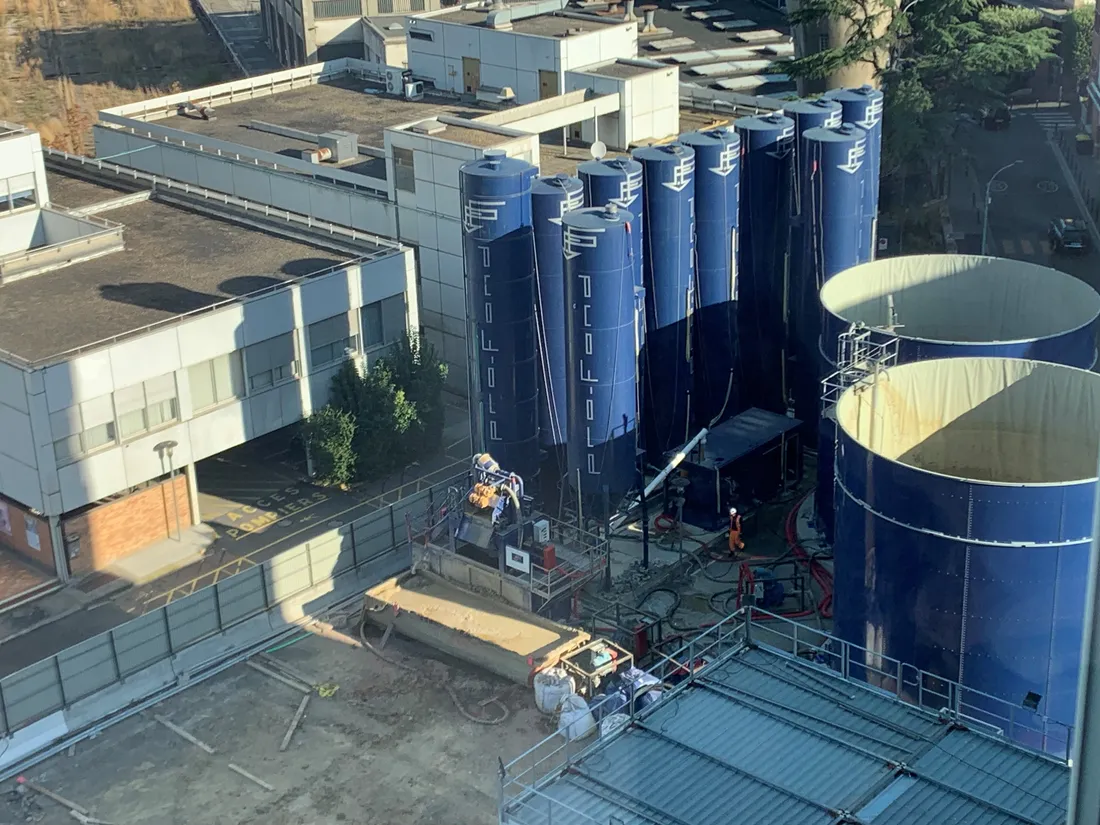 C’est quoi ces gros silos bleus près des futures stations de métro, à Toulouse ? 