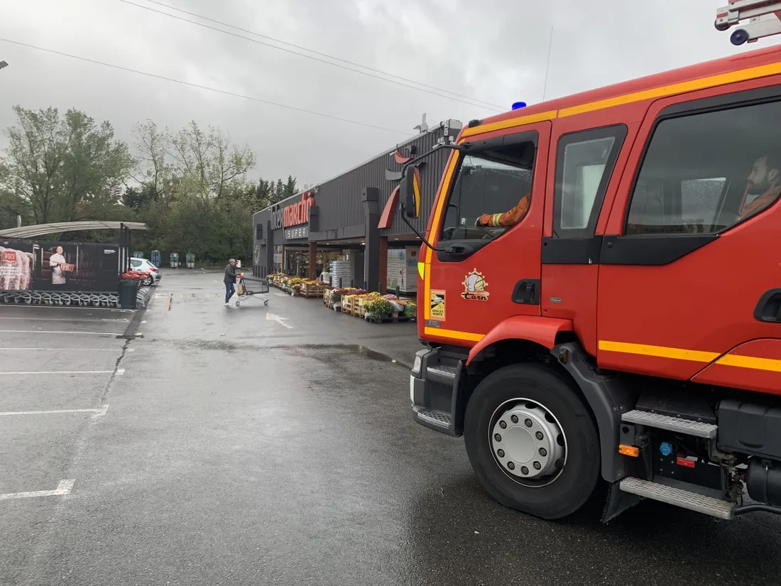 Pompiers Labruguière Intermarché
