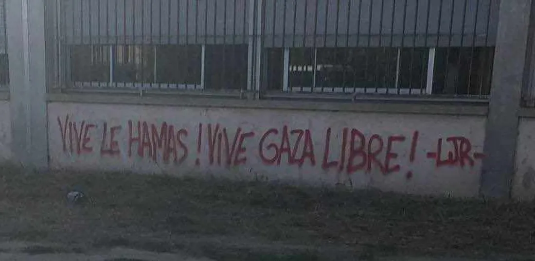 Un tag de soutien au Hamas à Toulouse ? 