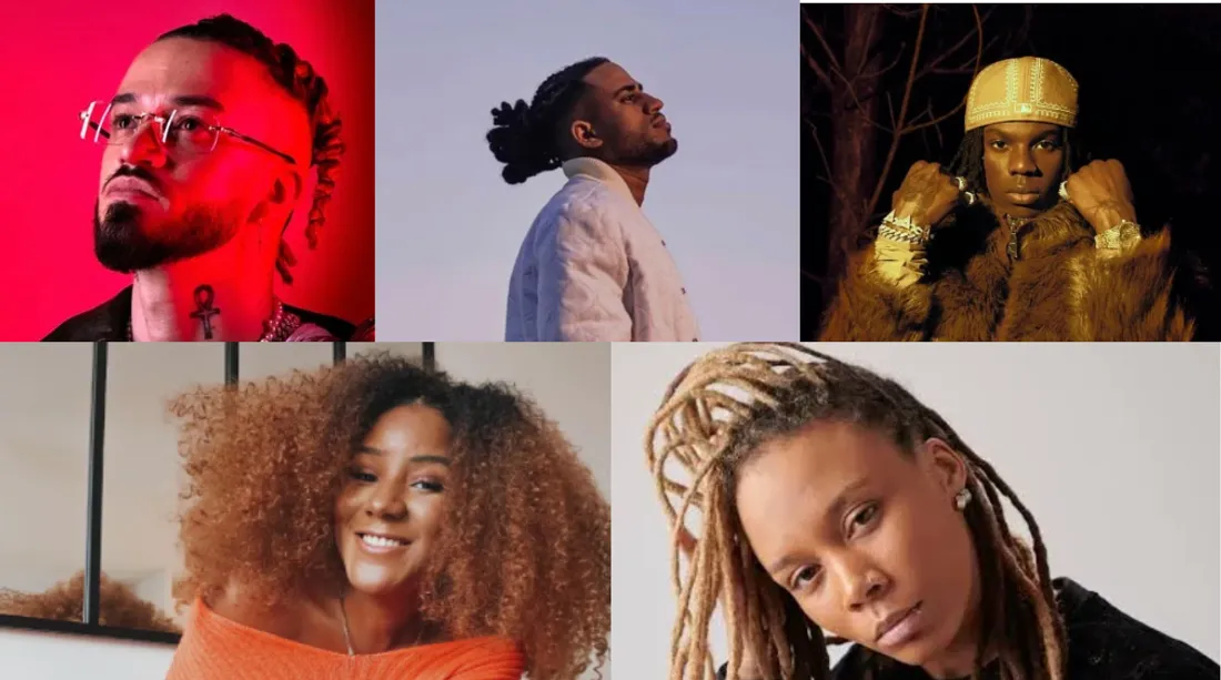  Senyss, Mikl, Lycinaïs Jean, Rema et Elowdy C