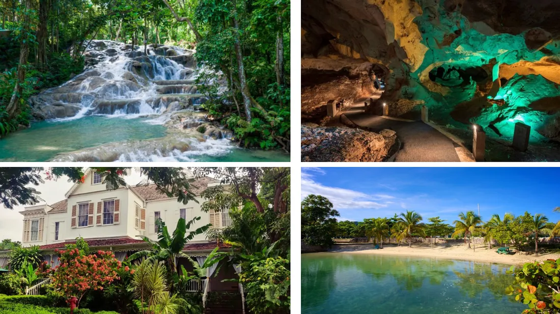 Quatre lieux emblématiques de la Jamaïque