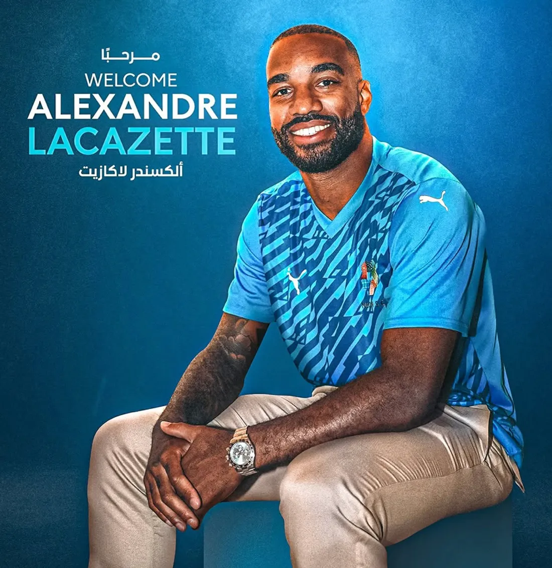 Alexandre Lacazette officiellement recruté par le Neom SC
