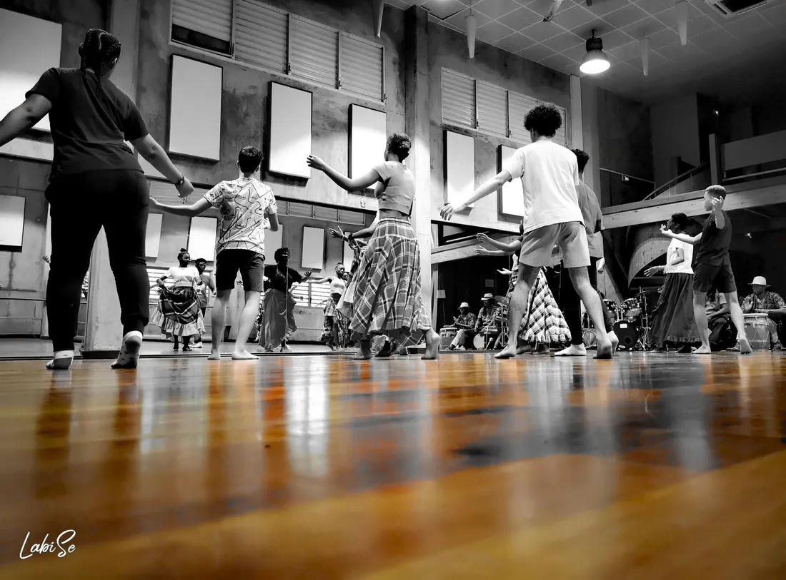 Les élèves du lycée Carnot à Pointe à Pitre en plein cours... 
