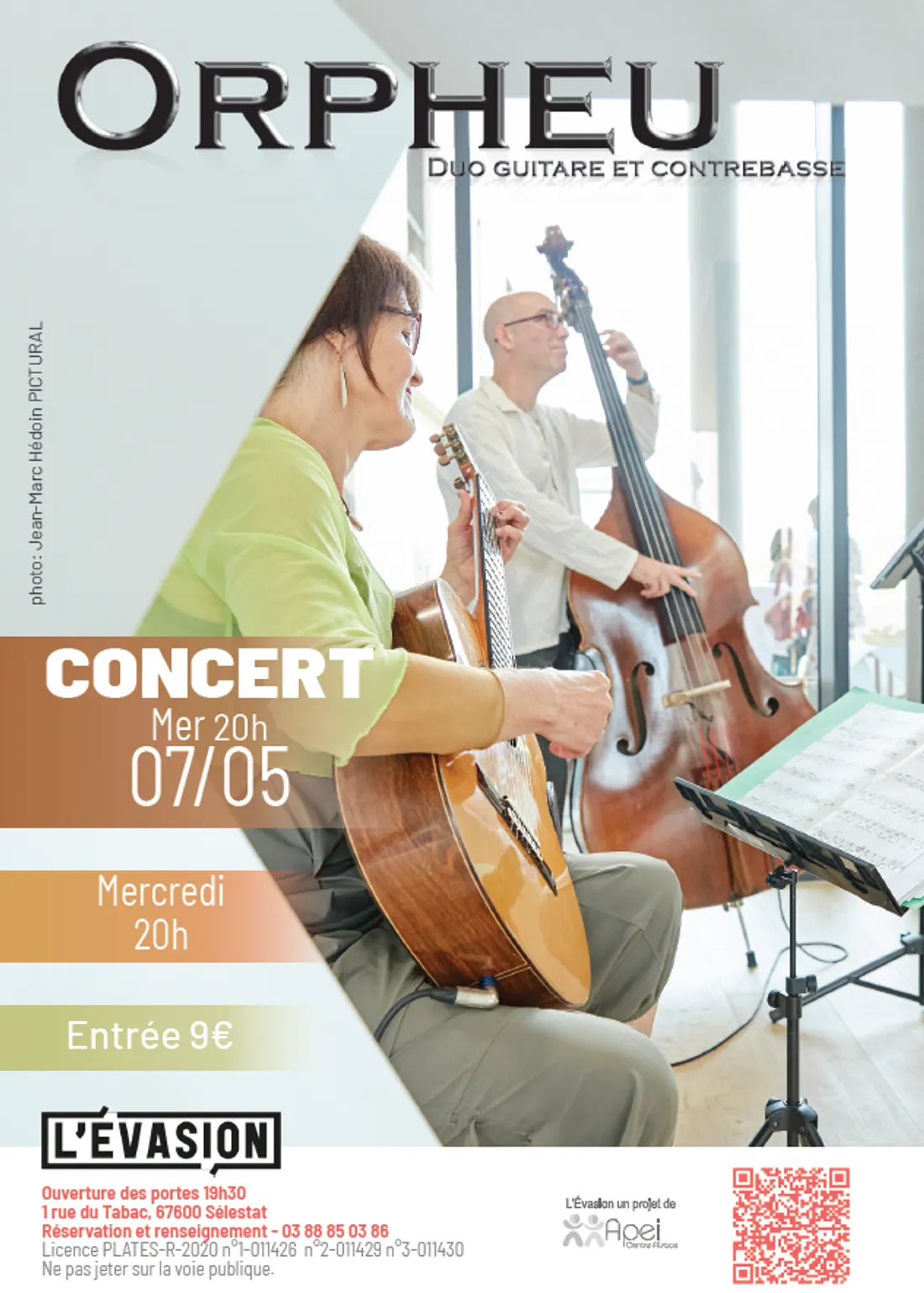 ORPHEU : Duo guitare et contrebasse